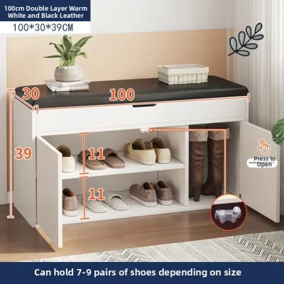 CHUNBANWU | Multi-function Slim Entry Shoe Cabinet Bench