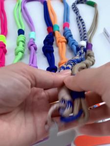 Dây Đeo Điện Thoại Dệt Sáng Tạo 7MM Chắc Chắn Nhiều Màu Sắc Chống Mất Dây Đeo Thời Trang Phụ Kiện Đeo Chéo