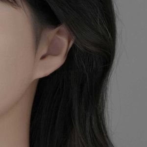 ต่างหูรูปหัวใจเงินแท้ S925 สำหรับผู้หญิง ต่างหูรูปหัวใจแบบเรียบง่ายหรูหรา ต่างหูรูปหัวใจขนาดเล็ก แฟชั่นใหม่ 2024