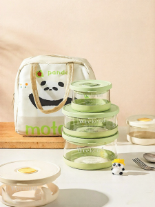 MODERN SWEETHOME | Hộp Đựng Thực Phẩm Kính Siêu Nhẹ An Toàn Vi Sóng