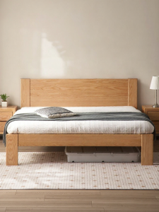 YUANSHI YUANSU | Solid Wood Modern Scandinavian Style Bed