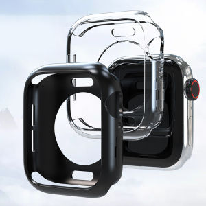 5PCS Apple Watch Case For iWatch Series 8 7 6 5 4 3 2 1 Case Soft Clear Silicone Case (without screen)49mm 45mm 41mm 44mm 40mm 42mm 38mm