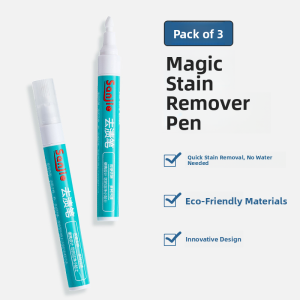 MONLEYTA | Portable Stain Remover Pen For White Clothes Oil And Blood Stain Removal No-Wash Personal Carry-On Durable Cleaning Tool