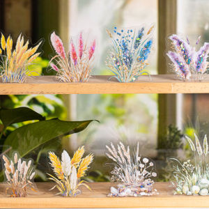 Sticker วัสดุ PET ติดโทรศัพท์มือถือ DIY พืชธรรมชาติ พืชป่าพาราเปส ลายหอย วัสดุติดตกแต่ง ลายธรรมชาติ วัสดุติดตกแต่ง