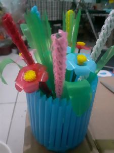 Bunga Sedotan campur Sari