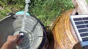 ปั้มน้ำโซล่าเซลล์ 12V ชุดสำเร็จ พร้อมใช้แผ่นโซล่าเซลล์ 10W