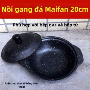 Nồi Gang Chuyên Dụng Đun Cơm Gà Kho và Cơm cháy Giòn Quảng Đông Không Dính