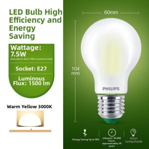 Philips | Retro Style LED Light Bulb E27 Warm Yellow Vintage Design