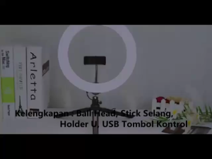 Ring Light 12 inc (30cm) - Zomei QX 300- Cocok untuk Penerangan Video dan Fotografi