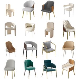 Accessible Luxury Restaurant Dining Chair Backrest Chair Scandinavian Modern For Home Dining Table and Chair Internet Hot New Hotel Casual Conference Chair