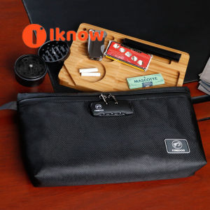 I Know FIREDOG Smell Proof Bag with Lock 6x9 Odor Proof Pouch Case Container for Travel Stash Storage