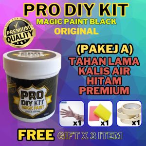 PRO DIY KIT - MAGIC BLACK PAINT RESTORE - MEMBAIK PULIH PLASTIK HITAM KUSAM WARNA