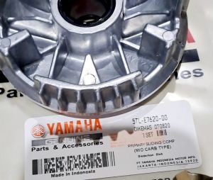 PULLEY DRIVEFACE SET YAMAHA MIO SPORTY/SOUL CARB/FINO/NOUVO CARB 5TL-E7620-00 GENUINE INDONESIA
