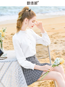 HEYINI | Áo Blouse Cổ Đứng Sang Trọng và Độc Đáo