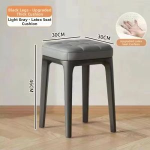 Soft Luxurious Modern Minimalist Square Stool