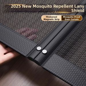 Mosquito-Proof Magnetic Door Curtain No Drilling Installation