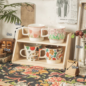 Hộp Đựng Mỹ Phẩm Bằng Gỗ Hai Lớp Phong Cách Cổ Điển Để Bàn Bằng Gỗ Nguyên Khối Dùng Để Đựng Đồ Trong Văn Phòng