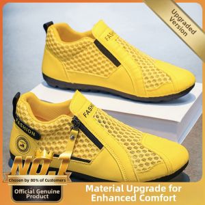 Breathable Mesh Low-cut Mens Casual Shoes