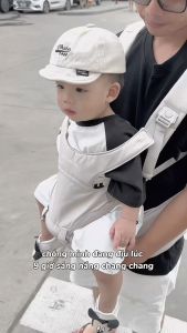 [CHÍNH HÃNG] MOOIMOM Địu Ngồi Cho Bé Trợ Lực Cao Cấp Siêu Nhẹ Cho Mẹ Lightweight H7001