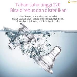 1 Buah Dot Silicone Bayi Lembut Pengganti BPA FREE Empeng Bayi Dot Botol Bayi