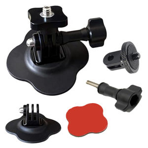 Universal Flexible Helmet Mount for GoPro 13 12 11 10 9 Insta 360 X3 X4 X5 DJI Action Camera Cam Helmet Mount Sports Accessories