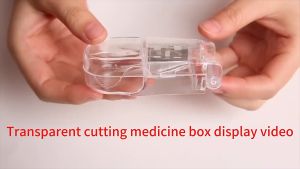 Pill Cutter Tablet Splitter Medicine Half Cut Divider Case Vitamins Storage Compartment / Pemotong Ubat-Ubatan