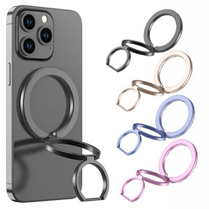 For Magnetic Finger Clasp 3 Sections Simplicity 1Pcs Ultra Light And Ultra Thin Strong Suction Rotating 360° Wall Stickers Every