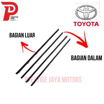 Pelipit kaca mobil Toyota Kijang Super Grand - Aksesoris eksterior mobil - Trim & cetakan.