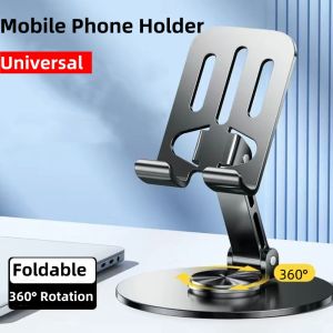 other | Portable 360 ° Rotating Desktop Universal Phone Holder Adjustable Folding Lazy Mobile Phone Stand Accessorie Aluminum Alloy