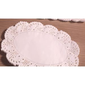 Tập 150 tờ giấy thấm dầu ăn hút dầu mỡ họa tiết hoa văn đục lỗ 11.4/14/16.5/19/21.6CM SHOPE
