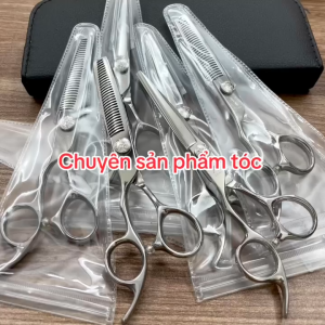TITAN Kéo cắt tóc tay trái cao cấp Nhật 6.0 in - Thép S440C độ cứng 62HRC - Kéo cắt tóc chuyên dụng - Kéo tỉa tóc - Tặng kèm bao da
