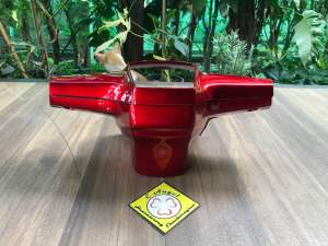 หน้ากาก บน - ล่าง C700 C900 สีแดง