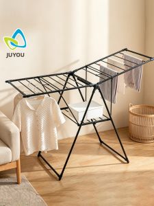JUYOU | Giá Phơi Quần Áo Gấp Đơn Trong Nhà