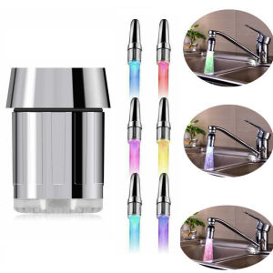 7-Color Change Automatically LED Faucet Head Faucet Aerator Tap Nozzle Water Saving Glow Stream Light For Bathroom Kitchen 2026