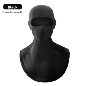 Thermal Motorcycle Head Cover Fleece Lined Windproof Long Neck Gaiter for Winter Outdoor Cycling Skiing as Helmet Liner Face