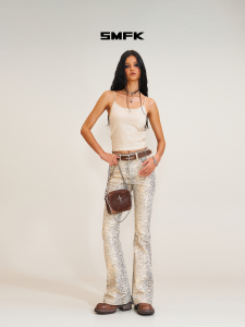 SMFK | Flared Denim Trousers