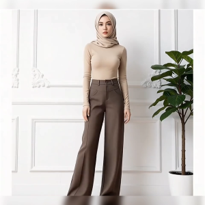 💖AB💖 [ready stock] Pants Women Suit Pants Solid Color High Quality Wanita Baharu Baju Perempuan Style