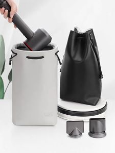 baona for Dyson Supersonic Hair Dryer Storage Bag Waterproof PU Leather Dyson Airwrap Stick Travel Organizer Case