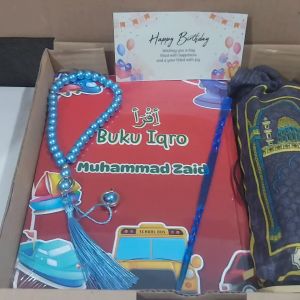 Alfareza - Variasi 2 Hampers IQRO CUSTOM Free NAMA + FOTO TANPA BIAYA TAMBAHAN IQRO LENGKAP JILID 1 s/d JILID 6