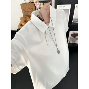 ZHUOCAN | American Seagull Collar Embroidered Summer Breathable Short Sleeve Polo Shirt