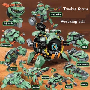 [Ready Stock] 227pcs Destruction Ball Assembled Educational Toys Compatible Lego Building Blocks Boy City game Series Educational Toys