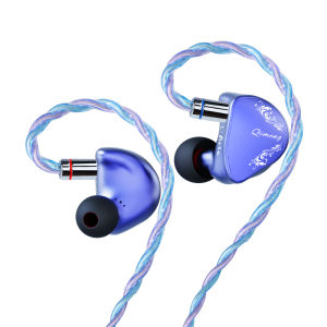 CVJ ARIA Earphone 10mm High Performance Nano-Crystal Coated DD IEMs Hifi Headphones With 2 Pin Detachable Cable DJ Monitor Earbuds Noise Cancelling Running Sports Game Wired Headset Interchangeable Tuning Nozzles Design Music Earplugs For Audiophiles