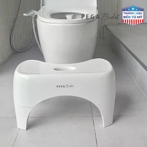 Ghế Kê Chân Toilet PEGA Bidet SS-H22 Hỗ Trợ Đi Vệ Sinh Dễ Dàng Và Thoải Mái Chống Táo Bón Làm Từ Nhựa Y Tế - Thương hiệu Mỹ