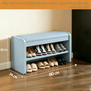 XIANGLIFALAN | Ghế Đổi Giày Không Cần Lắp Ráp Chống Ẩm