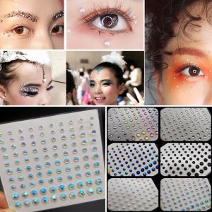 C.three Acrylic Paste Diamond Pearl Eyebrow Diamond Makeup Rhinestone Face Decoration Tear Diamond Color