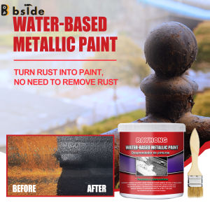 Bside Tool Store ตัวแปลงสนิมสําหรับรถยนต์พื้นผิวโลหะไม่เกิดสนิม100มล.