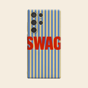 Blue Yellow Stripe Luxury Fashion Full Lens Protective Case for Samsung Galaxy S26 S25 S24 A56 A36 Plus Ultra