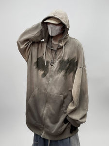 Retro American Style Hoodie Jacket