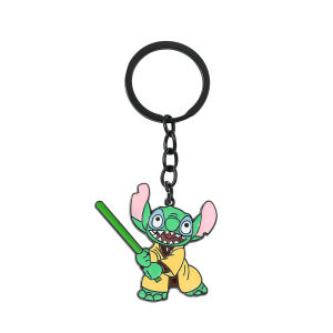 Bandai | Móc Khóa Yoda Star Wars Dễ Thương Phụ Kiện Trang Trí Túi Xách Móc Khóa Xe Hơi Mặt Dây Chuyền Kim Loại Quà Tặng Sinh Nhật Cho Người Lớn