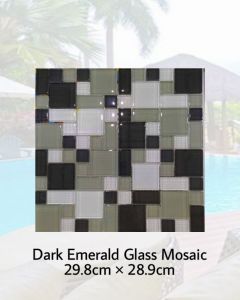💯% Waterproof real glass and stone combination non-adhesive
